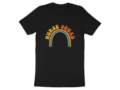 Retro Nurse Squad Rainbow T-Shirt - Vintage Boho Tee