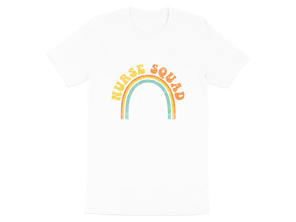 Retro Nurse Squad Rainbow T-Shirt - Vintage Boho Tee