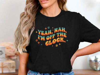 Retro 'I'm Off The Clock' Graphic T-Shirt
