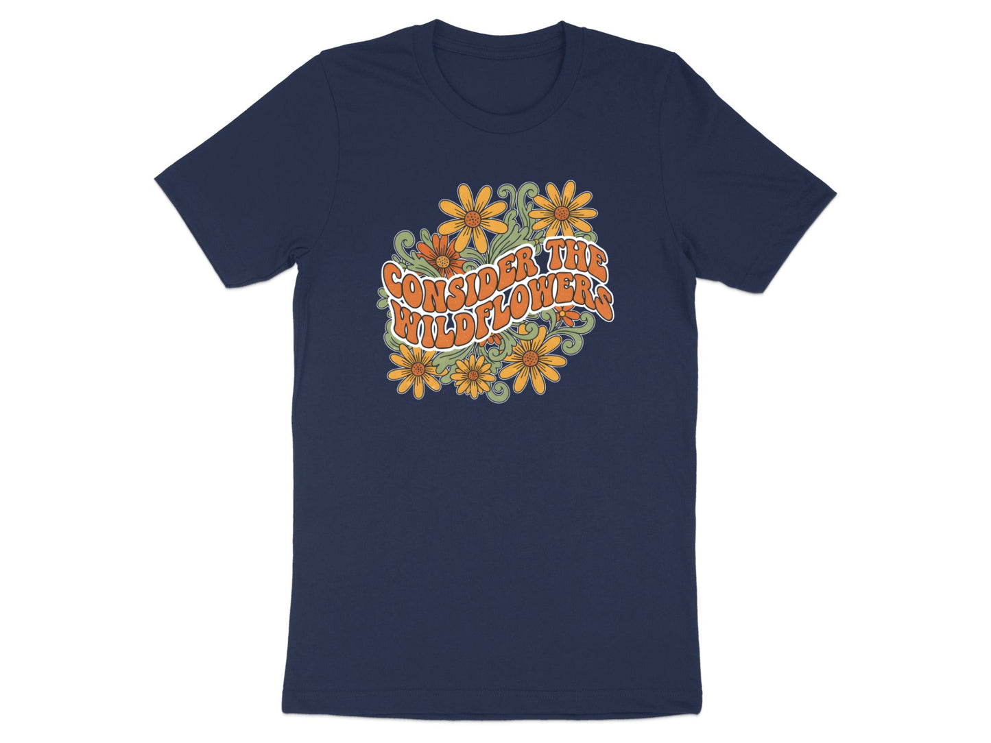 Consider The Wildflowers Retro Graphic Tee