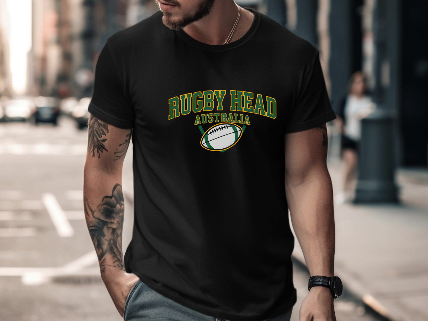 Rugby Head Australia Heritage Graphic Tee