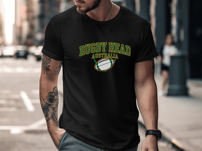 Rugby Head Australia Heritage Graphic Tee