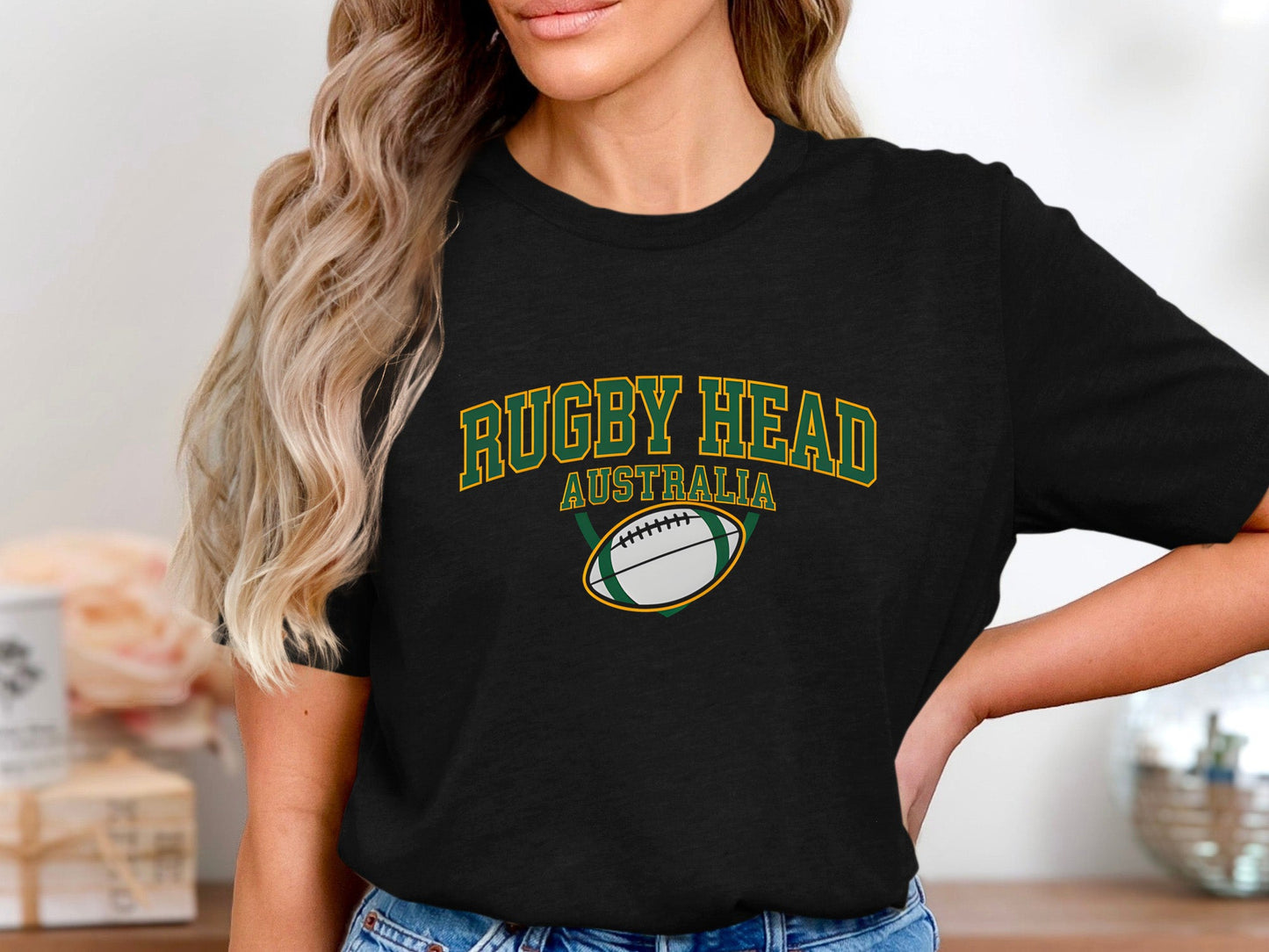 Rugby Head Australia Heritage Graphic Tee