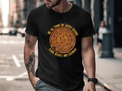 Sacred Ground Indigenous Art Style T-Shirt