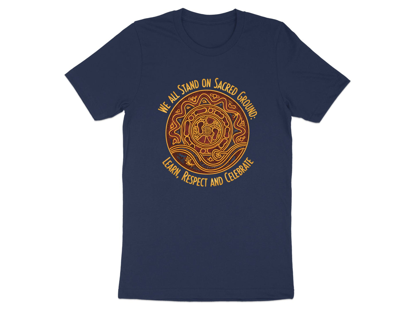 Sacred Ground Indigenous Art Style T-Shirt