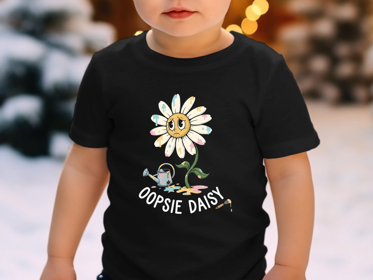 Oopsie Daisy Cute Graphic T-Shirt