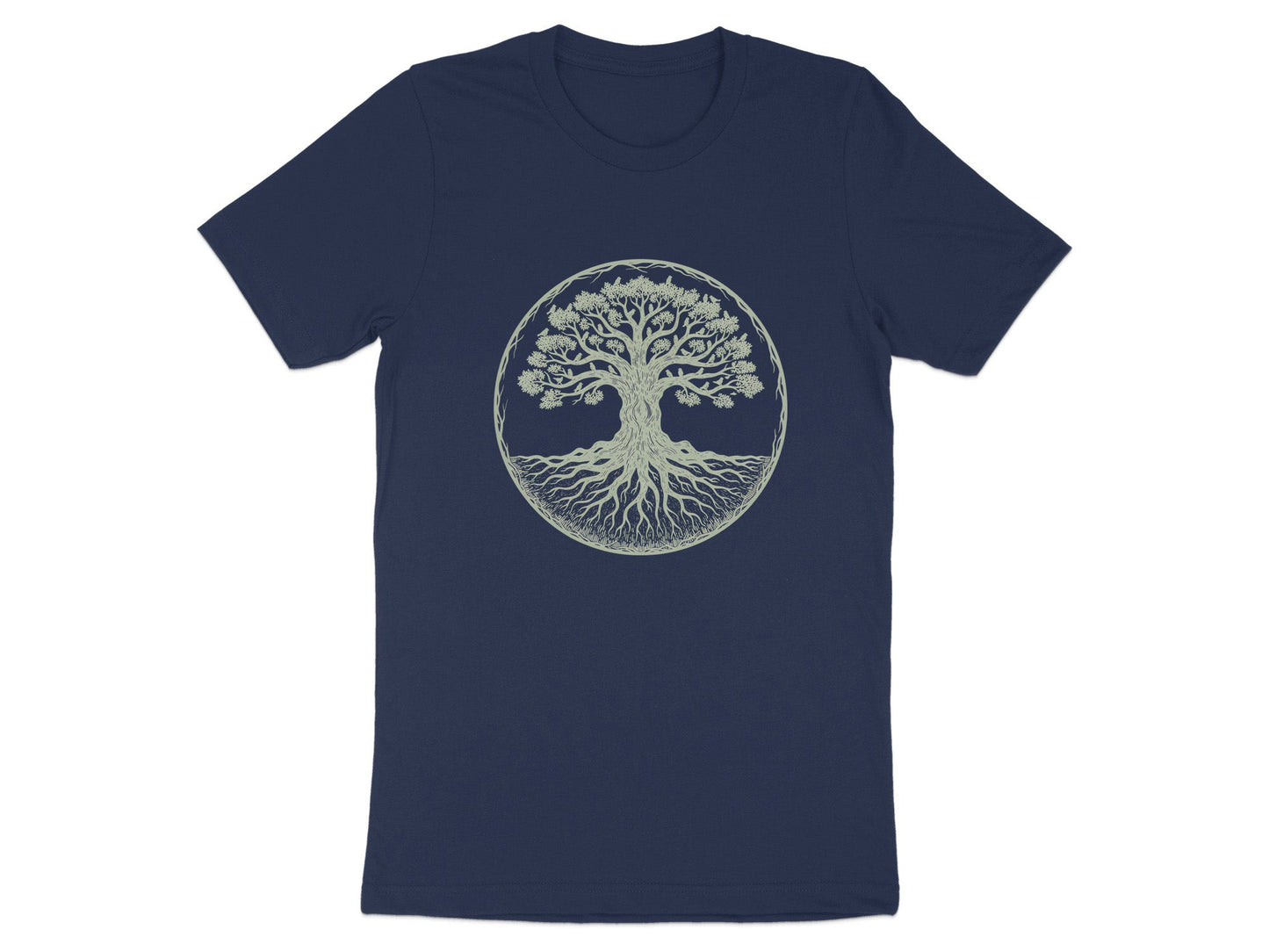 Sage Green Sacred Tree of Life T-Shirt