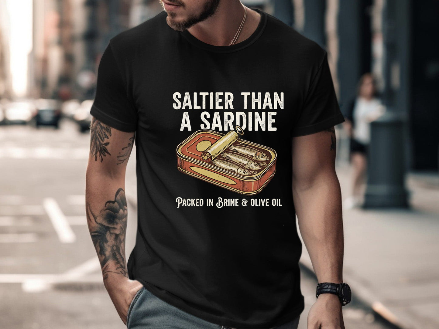 Saltier Than A Sardine Funny T-Shirt