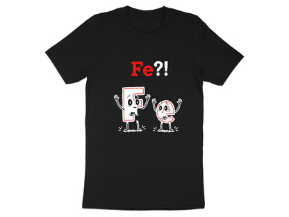Fe Iron Elements Cartoon Pun Graphic T-Shirt