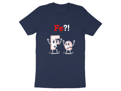 Fe Iron Elements Cartoon Pun Graphic T-Shirt