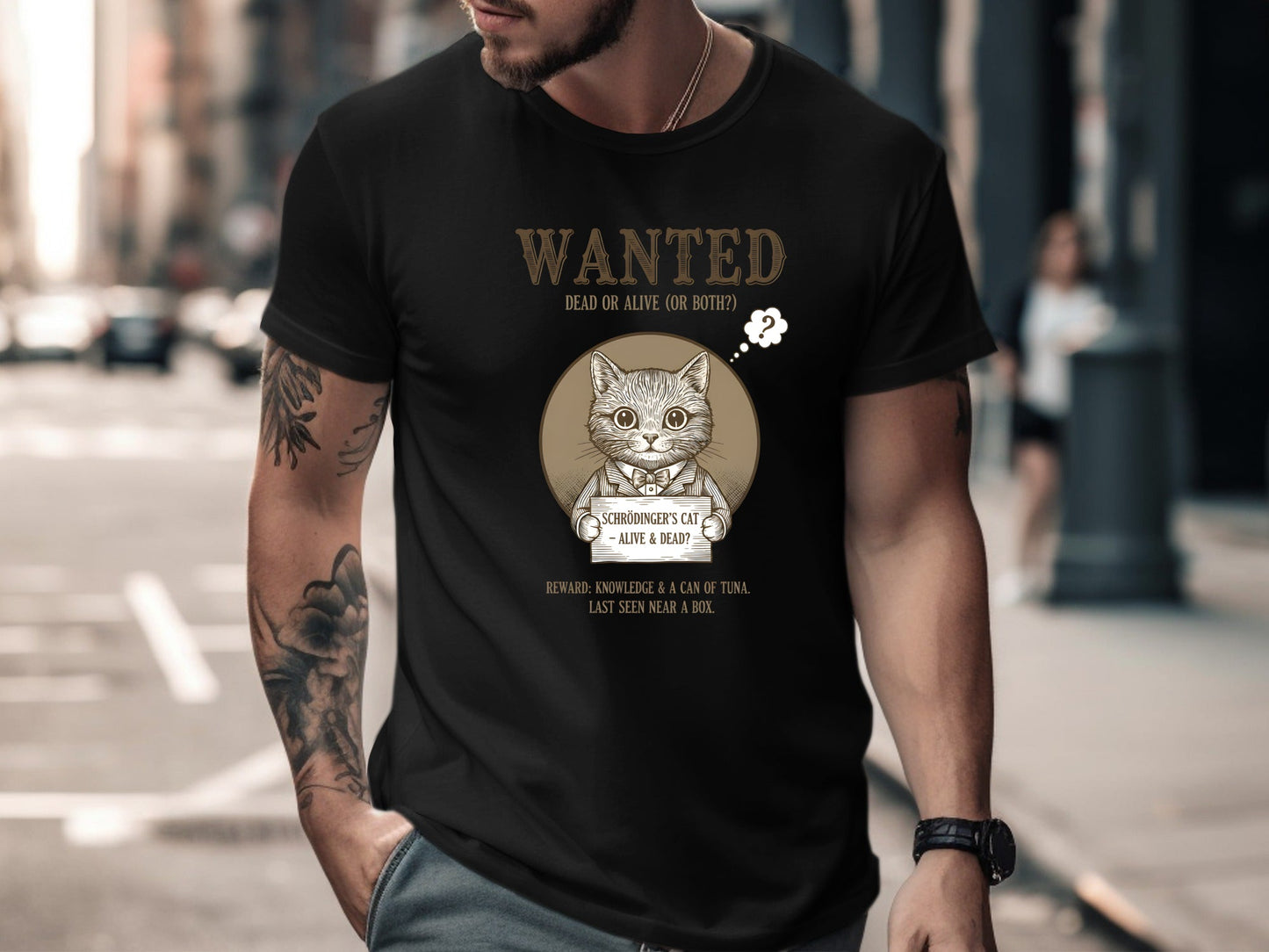 Schrödinger's Cat Wanted Dead or Alive T-Shirt