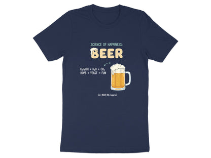 The Science of Happiness Beer T-Shirt - Anatomy of a Pint