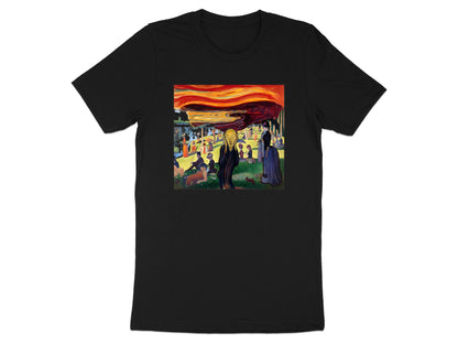 The Scream in a Pointillist Park Mashup Tee