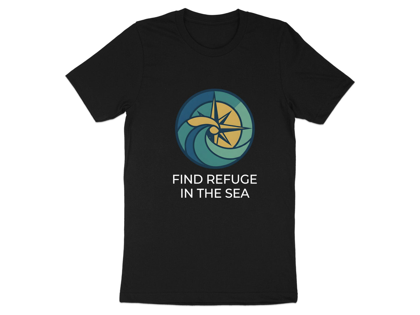 Find Refuge In The Sea Nautical T-Shirt