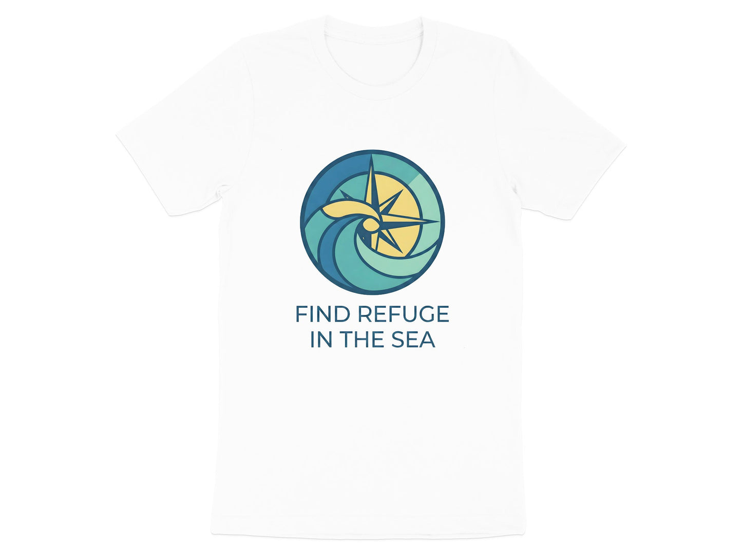 Find Refuge In The Sea Nautical T-Shirt