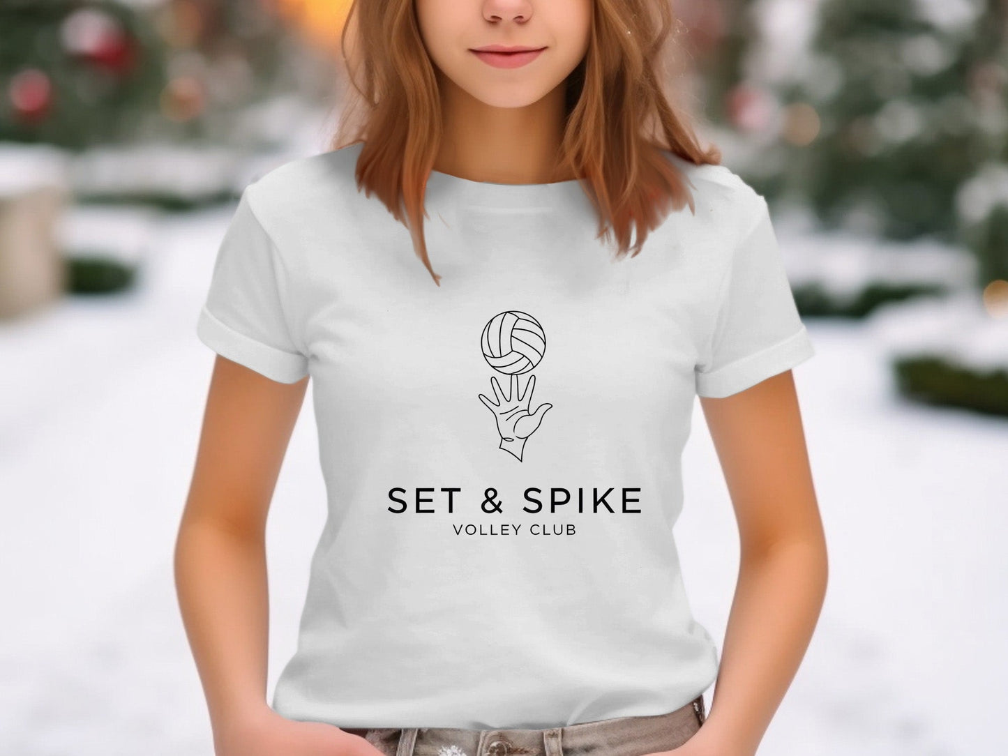 Set & Spike Volley Club Graphic T-Shirt