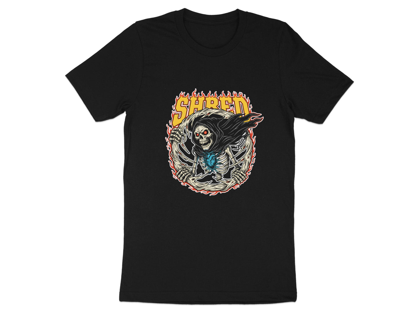 Shred Reaper Flaming Circle T-Shirt