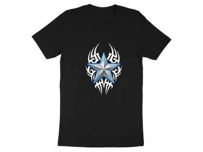 Tribal Star Metallic Graphic T-Shirt