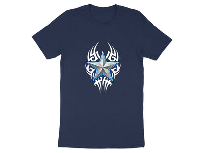 Tribal Star Metallic Graphic T-Shirt