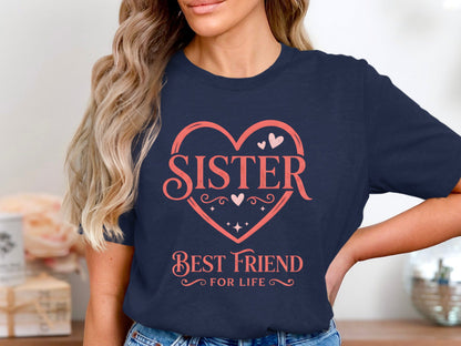 Sister & Best Friend Intertwined Heart Tee - Sentimental Gift