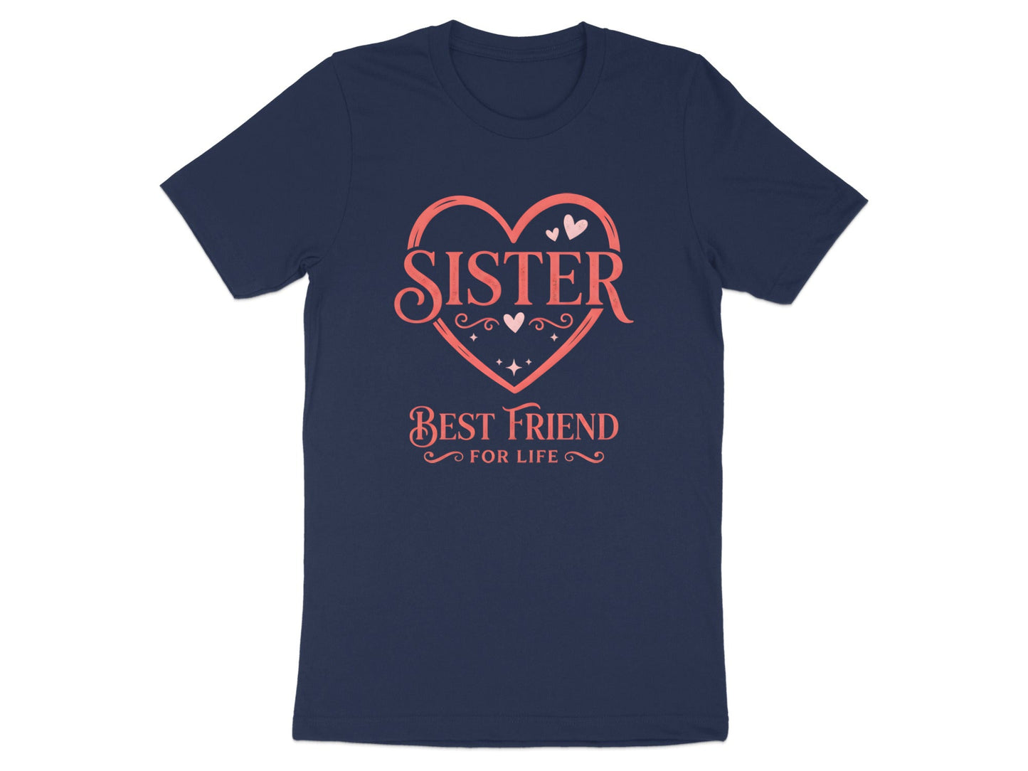 Sister & Best Friend Intertwined Heart Tee - Sentimental Gift