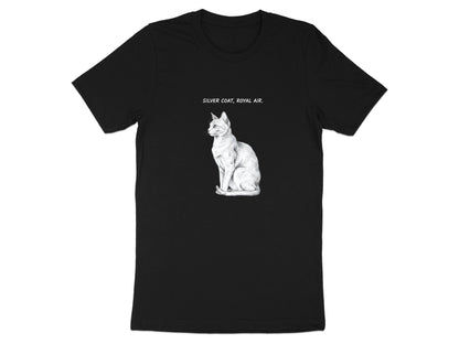 Silver Coat Royal Air Sitting Cat T-Shirt