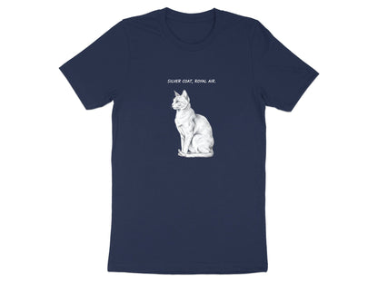 Silver Coat Royal Air Sitting Cat T-Shirt