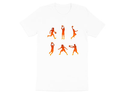 Basketball Skills Action Silhouette Multi-Print Tee