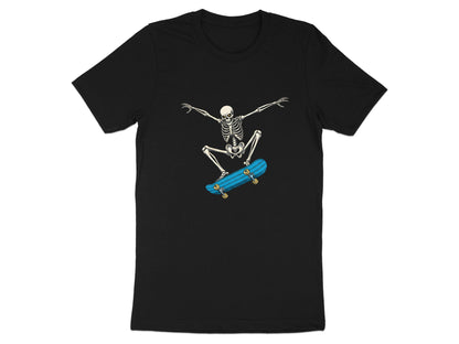Skeleton Kickflip Minimalist Skateboard T-Shirt