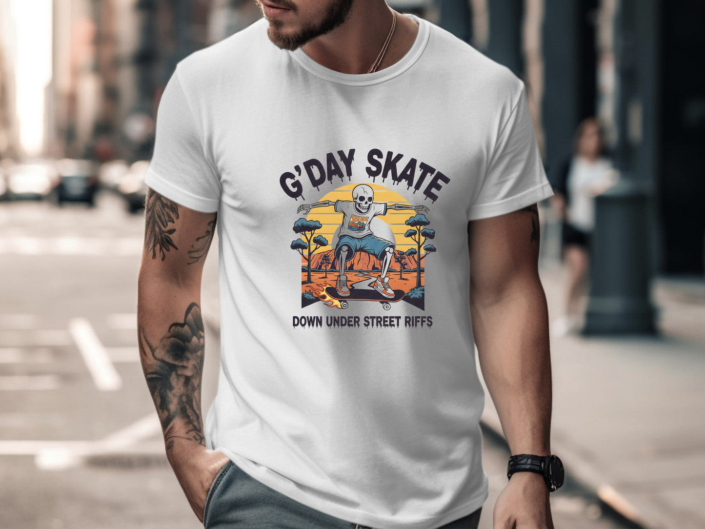 G'Day Skate Down Under Street Riffs T-Shirt