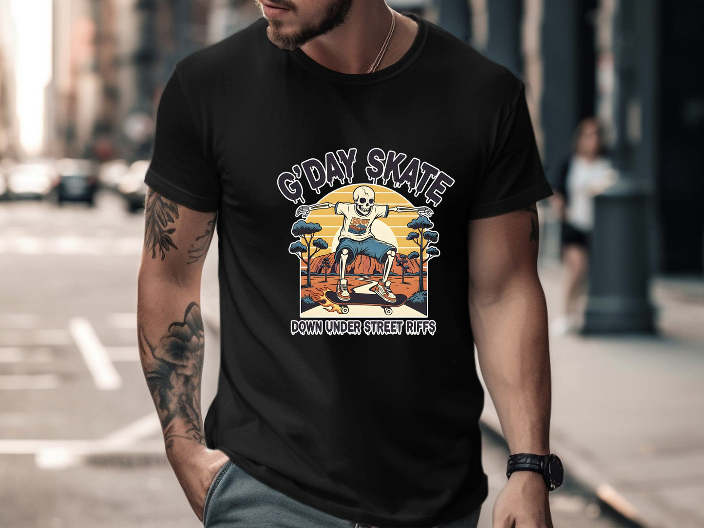 G'Day Skate Down Under Street Riffs T-Shirt