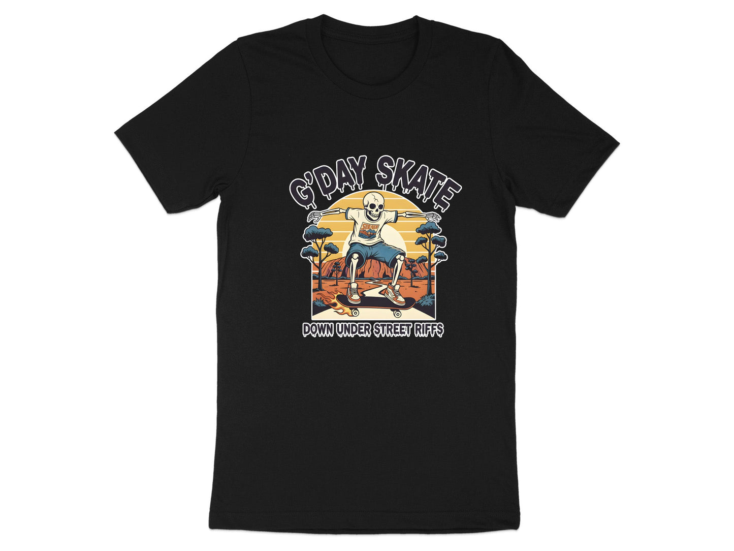 G'Day Skate Down Under Street Riffs T-Shirt