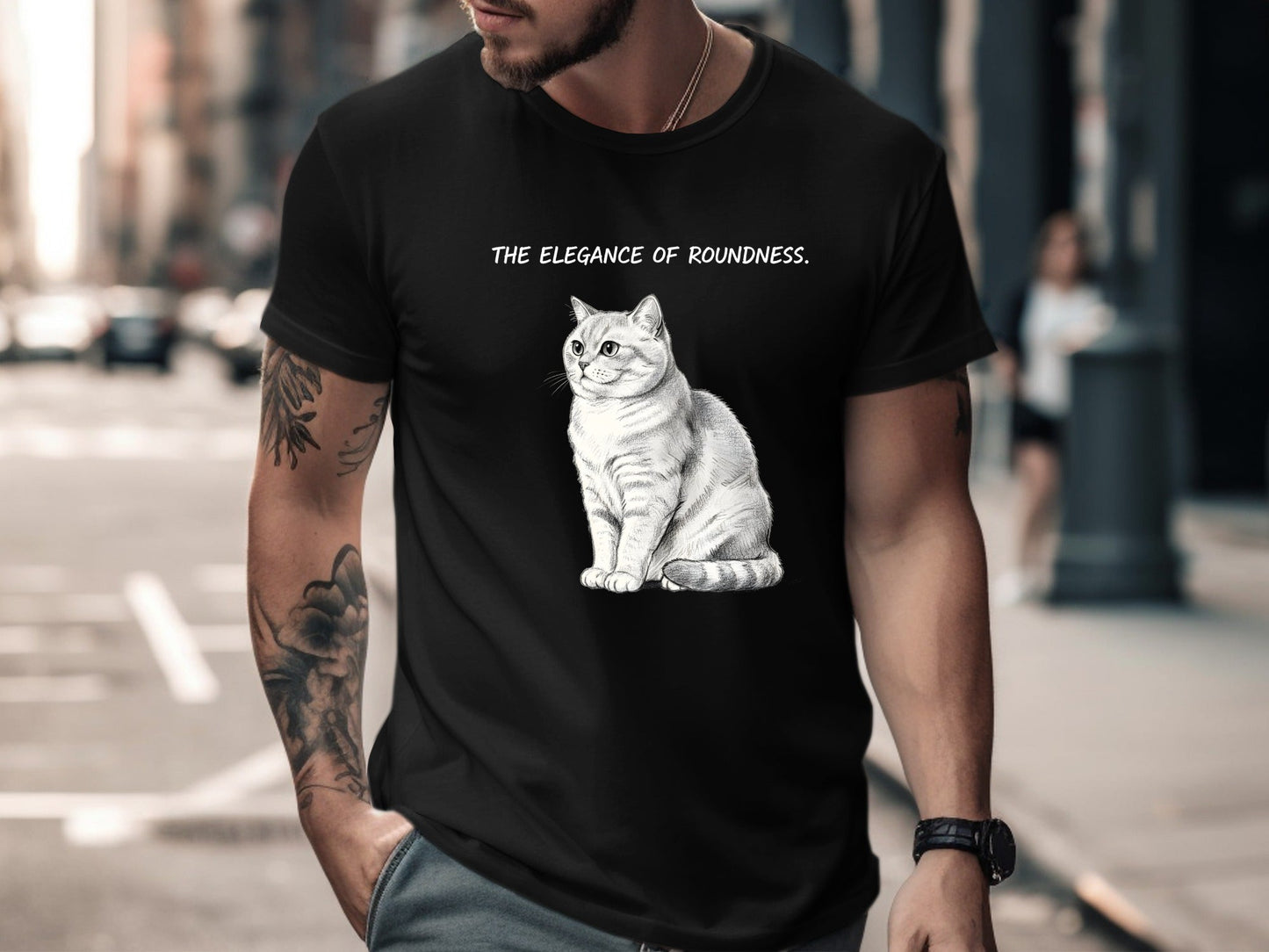 Elegance Of Roundness British Shorthair T-Shirt