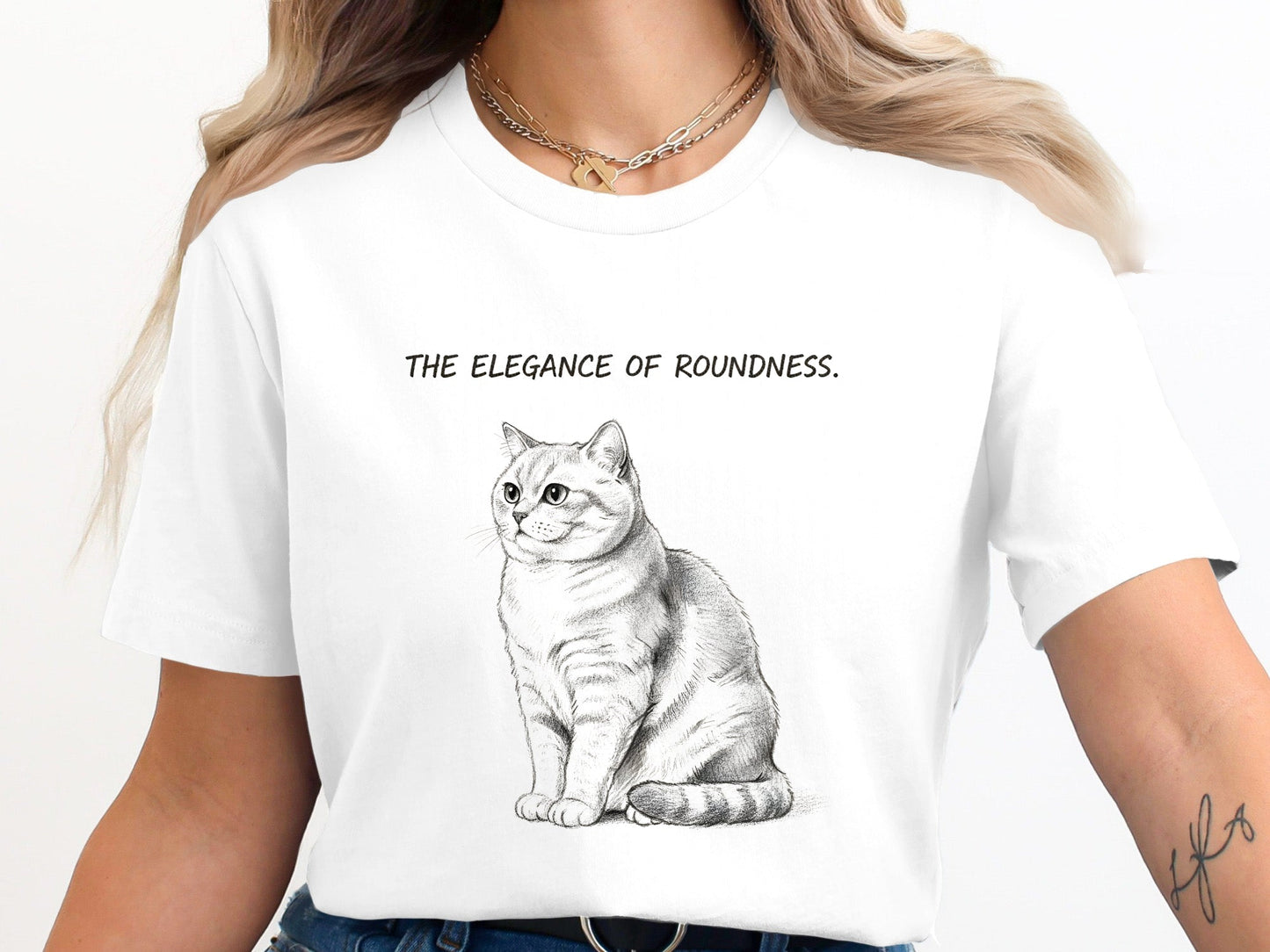Elegance Of Roundness British Shorthair T-Shirt