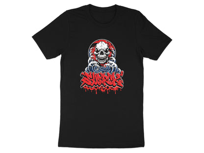 Submerge Skull and Japanese Wave Graffiti Tee