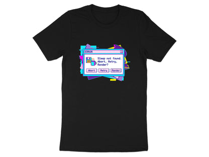Sleep Not Found Error Message Architect T-Shirt - Retro Style