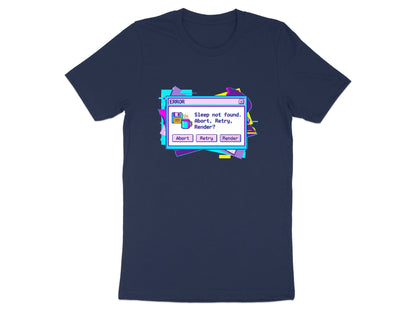 Sleep Not Found Error Message Architect T-Shirt - Retro Style