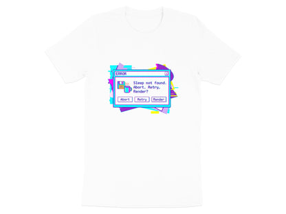 Sleep Not Found Error Message Architect T-Shirt - Retro Style