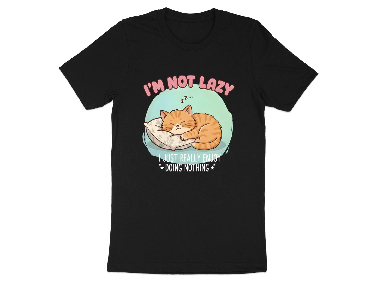 I Just Really Enjoy Doing Nothing Cat T-Shirt