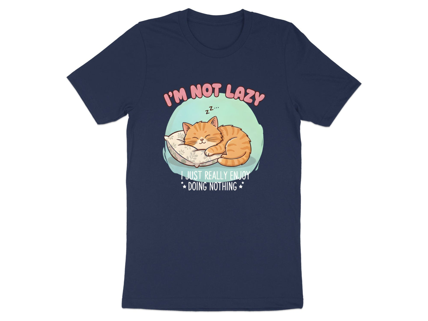 I Just Really Enjoy Doing Nothing Cat T-Shirt