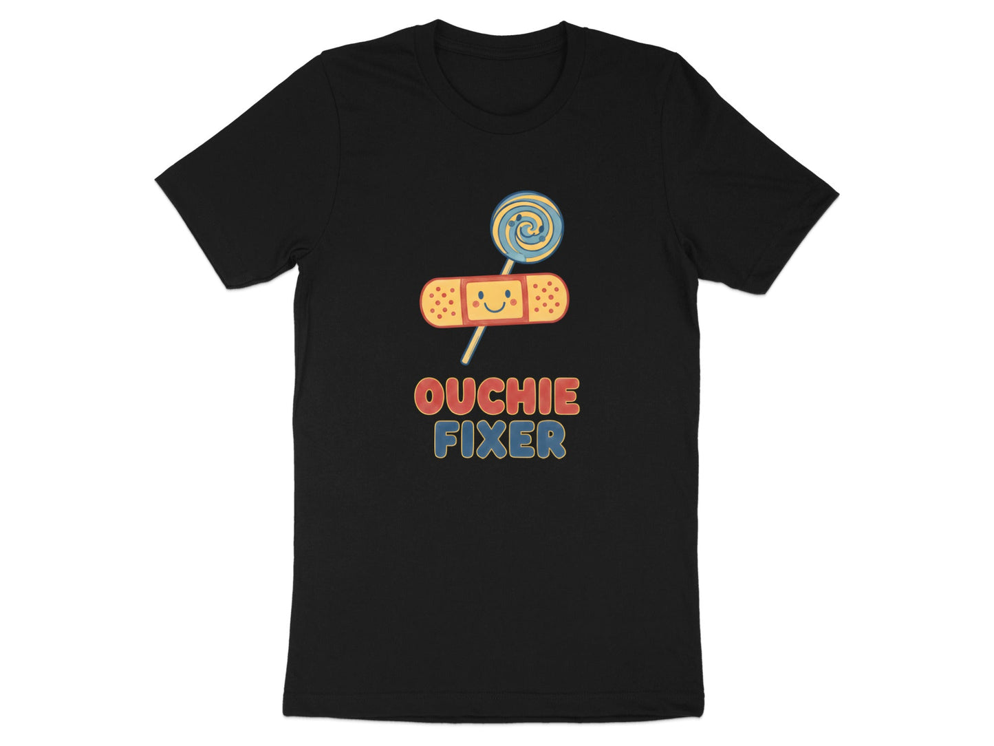 Ouchie Fixer T-Shirt - Cute Pediatric Nurse Bandage Tee