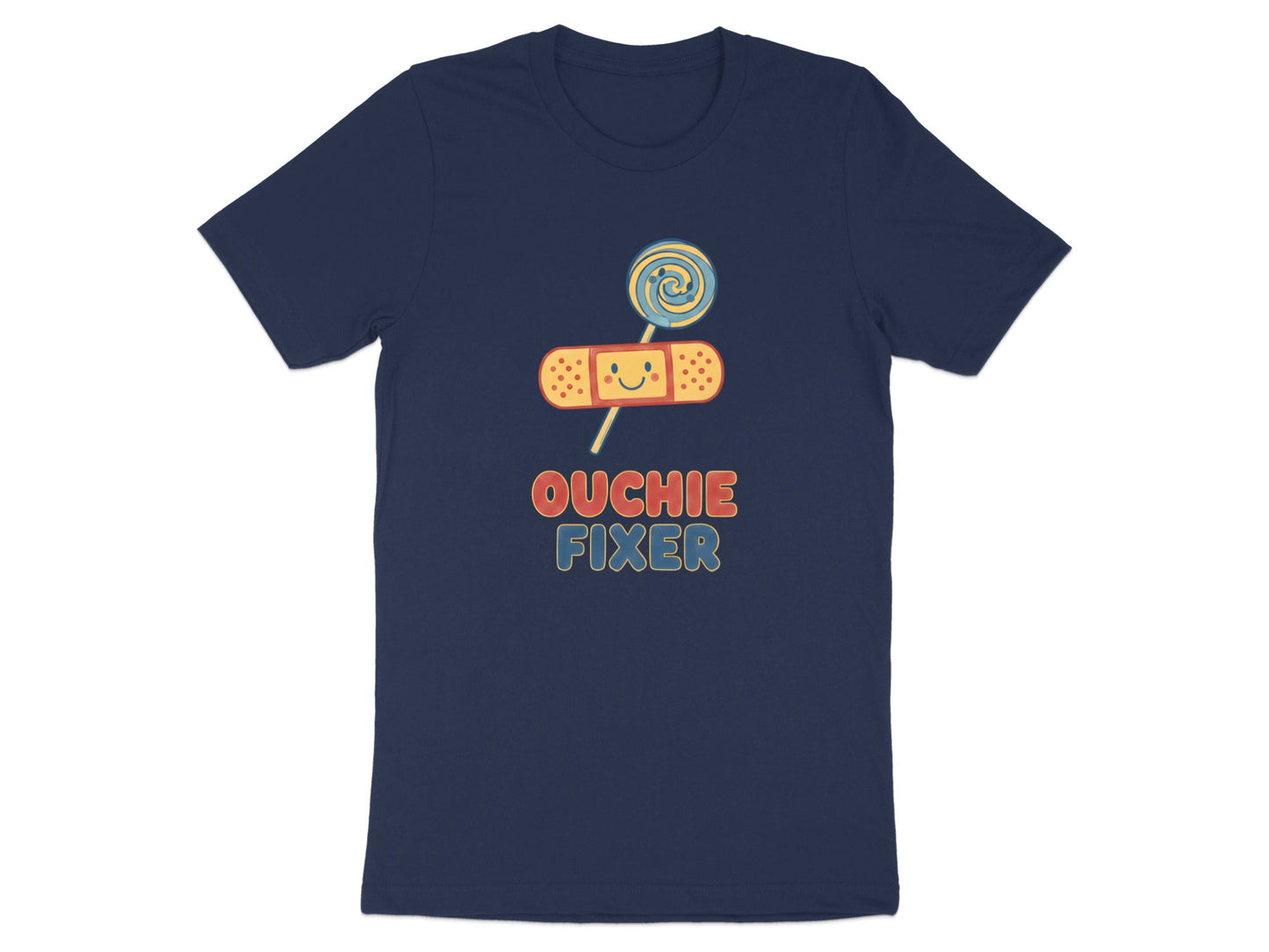 Ouchie Fixer T-Shirt - Cute Pediatric Nurse Bandage Tee