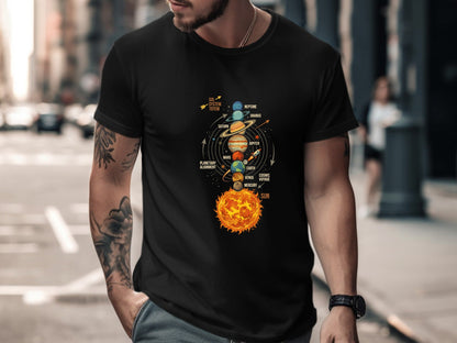 Sol System Totem Educational Planet T-Shirt