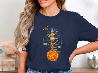 Sol System Totem Educational Planet T-Shirt