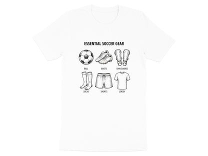 Essential Soccer Gear Infographic T-Shirt