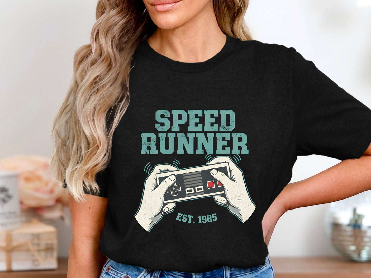 Vintage Joystick Retro Gamer Arcade T-Shirt
