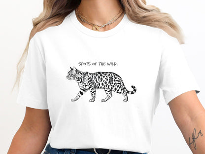 Spots Of The Wild Bengal Cat T-Shirt