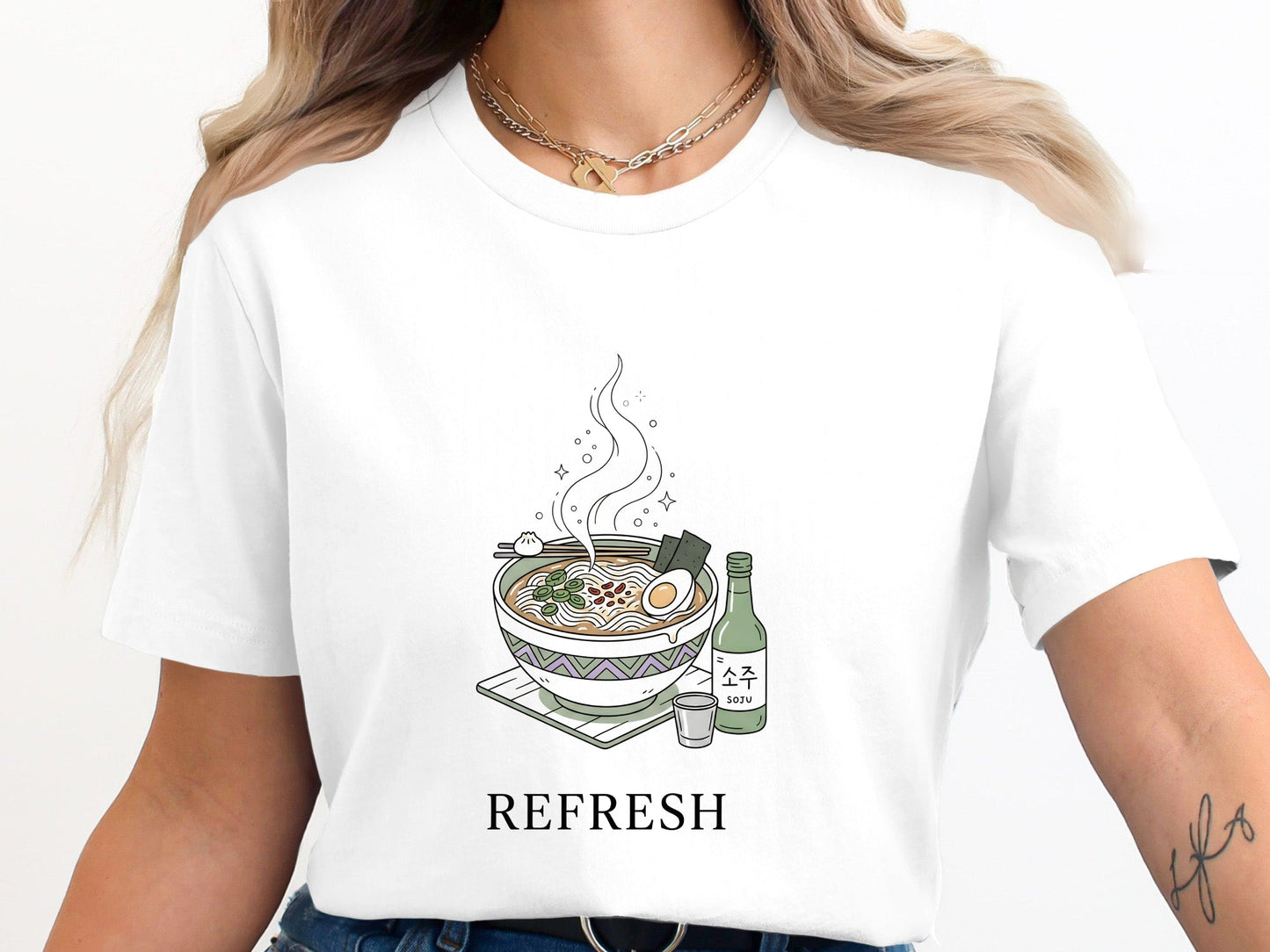 Ramen & Soju Korean Comfort Food T-Shirt