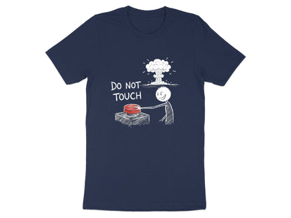 Do Not Touch Stickman Explosion Graphic T-Shirt