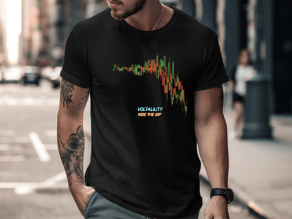 Buy The Dip Stock Market T-Shirt - Retro Investor  Tee
